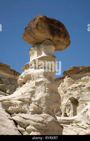 Wahweap Hoodoos im Grand Staircase Escalante National Monument, Utah, USA Stockfoto