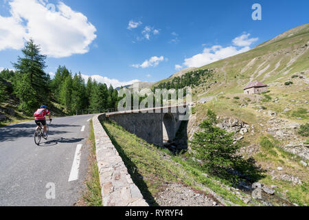 Am Col de la Bonette Straße, Frankreich Stockfoto