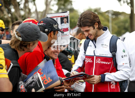 Motorsport: FIA Formel Eins-Weltmeisterschaft 2019, Grand Prix von Australien, #99 Antonio Giovinazzi (ITA, Alfa Romeo Racing), Stockfoto