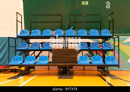 Eröffnung der neuen Sportanlage der Stadt. Moderne Sport Komplex. Stockfoto