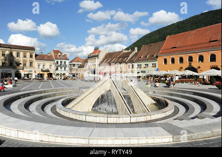 Hirscherhaus (Merchants House) 1541 1547 auf der Piata Sfetulei (Rathausplatz) in Brasov, Rumänien. 20. Juli 2009 © wojciech Strozyk/Alamy Stock Stockfoto