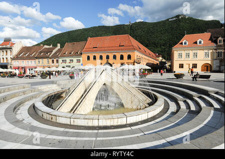 Hirscherhaus (Merchants House) 1541 1547 auf der Piata Sfetulei (Rathausplatz) in Brasov, Rumänien. 20. Juli 2009 © wojciech Strozyk/Alamy Stock Stockfoto