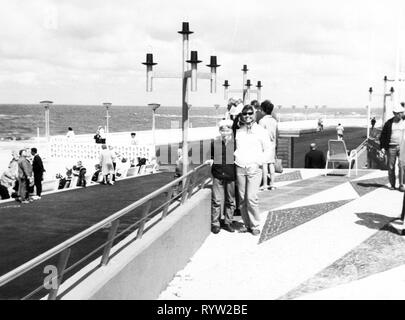Geographie/Reisen, Deutschland, Inseln, Sylt, Westerland, Promenade, 1960er Jahre, Additional-Rights - Clearance-Info - Not-Available Stockfoto