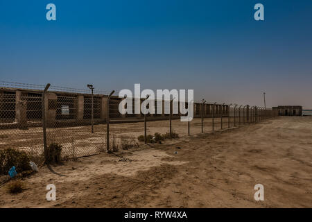 Die Ruinen der ehemaligen osmanischen Hafen und das Zollwesen in Al Ahsa, Saudi-Arabien Stockfoto