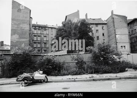 Straßen am Prenzlauer Berg, Ost-berlin. 1982 Stockfoto