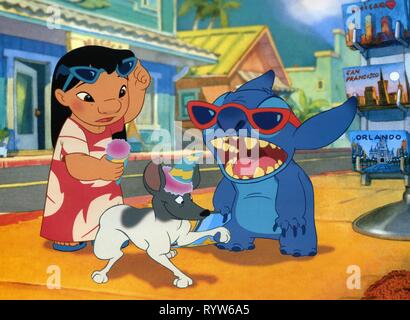 Lilo und Stitch Jahr: 2002 USA Regie: Dean DeBlois, Chris Sanders Animation Stockfoto