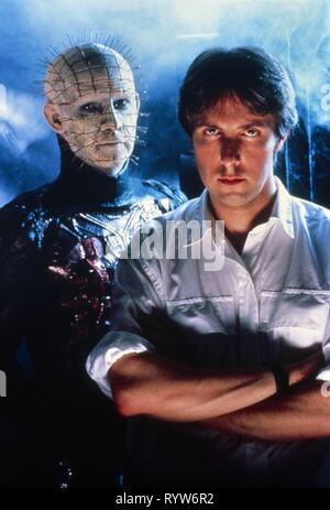 Hellraiser Jahr: UK 1987 Regie: Clive Barker Doug Bradley, Clive Barker schießen Bild Stockfoto