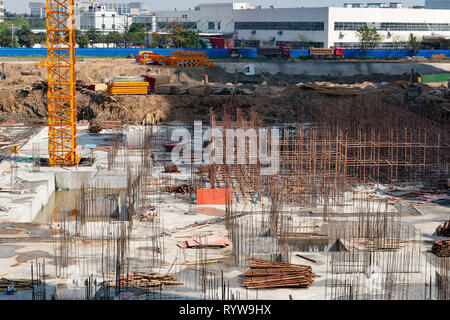Baustelle tun Base funktioniert Stockfoto