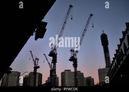 Abgebildet ist die Sehenswürdigkeiten der Stadt an der Yokohama Japan Stockfoto