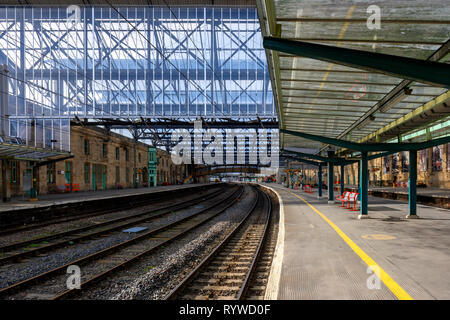 Carlisle Citadel Railway Station, Carlisle, Cumbria, England, Großbritannien Stockfoto