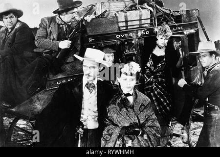 DEVINE, CARRADINE, Trevor, WAYNE, POSTKUTSCHE, 1939 Stockfoto