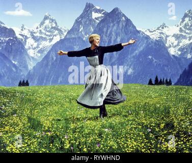 JULIE ANDREWS, der Klang der Musik, 1965 Stockfoto