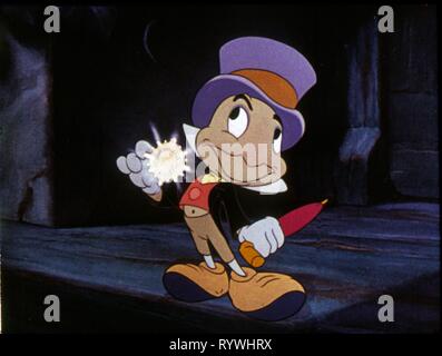 JIMINY CRICKET, Pinocchio, 1940 Stockfoto