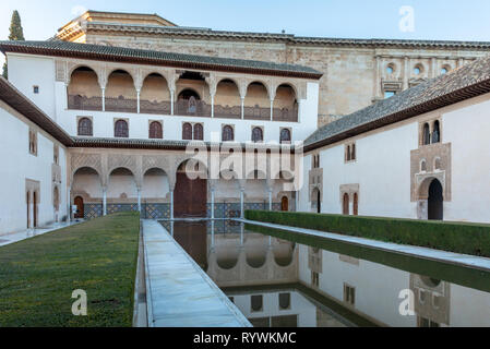 Nasriden Paläste, Alhambra, Granada Stockfoto
