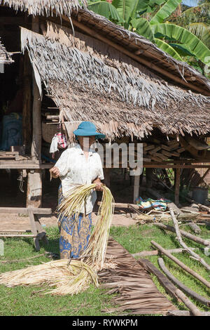 Das ländliche Leben, Ta Chet Dorf, puok Samroang ja Kommune, Bezirk, Provinz Siem Reap, Kambodscha Stockfoto