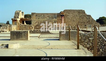 Knossos, Kreta 1998 Stockfoto