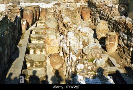 Knossos, Kreta 1998 Stockfoto