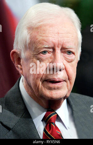 James Earl Carter - * 01.10.1924: 39. Präsident der Vereinigten Staaten von Amerika. Stockfoto