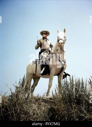 CLAYTON MOORE, der Lone Ranger, 1949 Stockfoto