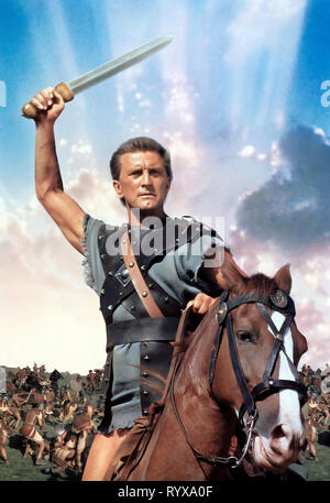 KIRK DOUGLAS, Spartacus, 1960 Stockfoto