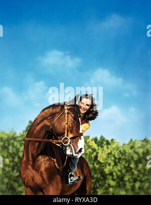 ELIZABETH TAYLOR, NATIONAL VELVET, 1944 Stockfoto