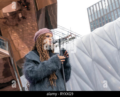 New York, NY - 15. März 2019: Hudson Yards ist lagest private Entwicklung in New York. Andra Tag führt bei Eröffnung am Hudson Yards von Manhattan Credit: Lev radin/Alamy leben Nachrichten Stockfoto