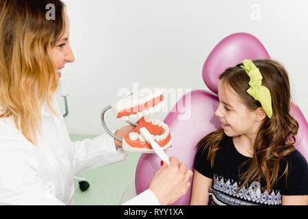 Dental-Hygiene. Stockfoto