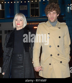 Verschiedene Prominente nehmen an der Hof Private Mitglieder Club öffnen Mit: Kimberly Wyatt Max Rogers Wo: London, Großbritannien Wann: 13.Feb 2019 Credit: WENN.com Stockfoto