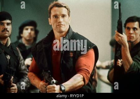 ARNOLD SCHWARZENEGGER, die laufender Mann, 1987 Stockfoto