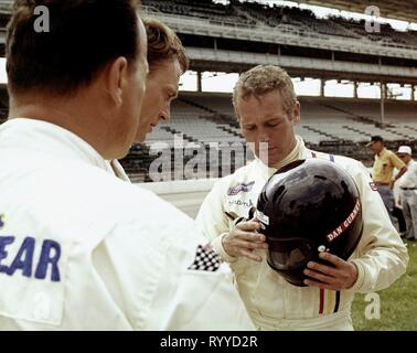 Mit Paul Newman, gewinnend, 1969 Szene Stockfoto