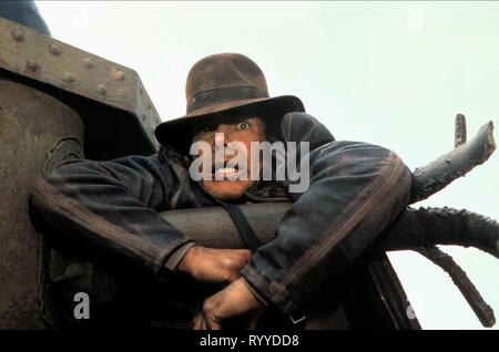 HARRISON Ford, INDIANA JONES UND DER LETZTE KREUZZUG, 1989 Stockfoto