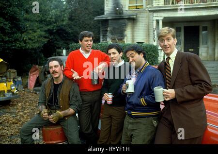 BRUCE MCGILL, TIM MATHESON, PETER REIGERT, John BELUSHI, JAMES WIDDOES, ANIMAL HOUSE, 1978 Stockfoto