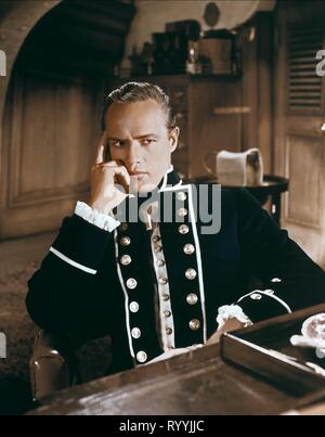 MARLON BRANDO, Meuterei auf der Bounty, 1962 Stockfoto