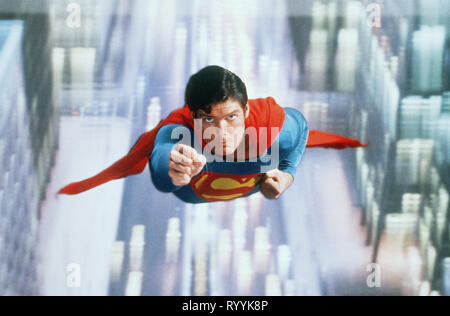 CHRISTOPHER REEVE, Superman, 1978 Stockfoto