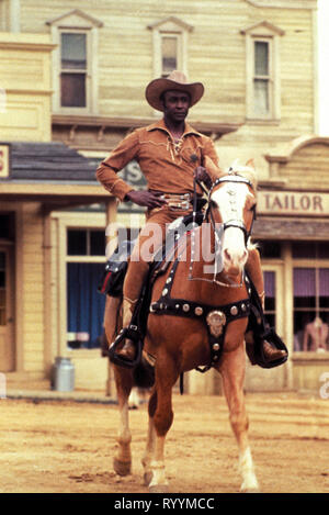 CLEAVON LITTLE, BLAZING SÄTTEL, 1974 Stockfoto