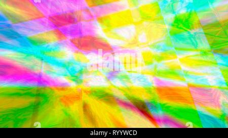 Hell psychedelic Background in hellen Farben - Abstraktion mit mehrfarbigen Gradienten. Stockfoto