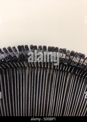 Schreibmaschine Schlüssel Stockfoto