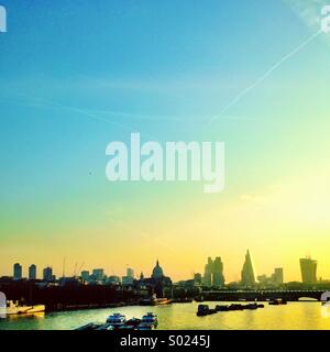 Waterloo Sonnenaufgang London Stockfoto