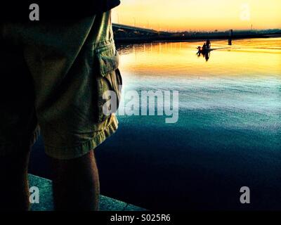 Warten Stockfoto