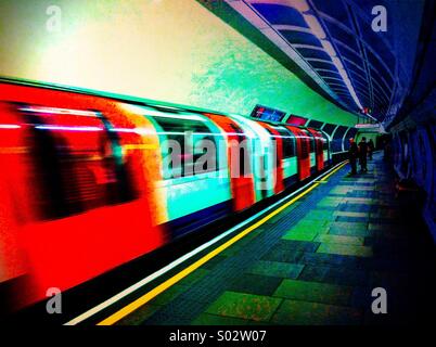 Londoner u-Bahn Station in Shepherds Bush Stockfoto