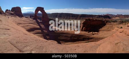 Delicate Arch, Arches NP, Utah Stockfoto