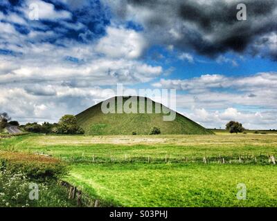 Silbury Hill, Wiltshire Stockfoto