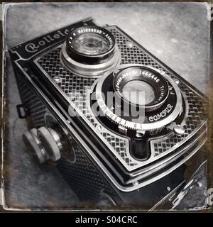 Rollei Rolleicord Deco Vintage Filmkamera Stockfoto