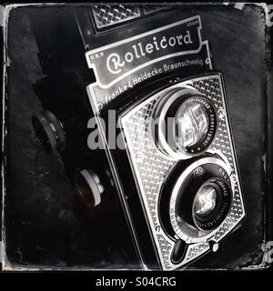 Rollei Rolleicord Deco Vintage Filmkamera Stockfoto