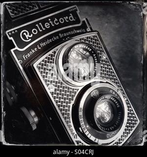 Rollei Rolleicord Deco Vintage Filmkamera Stockfoto