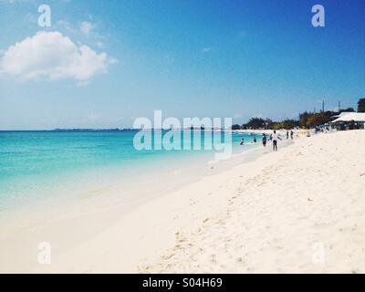 Seven Mile Beach, Grand Cayman Stockfoto