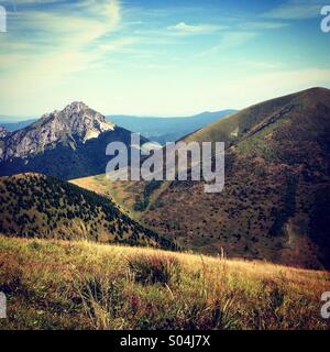 Gebirge in der Slowakei Stockfoto