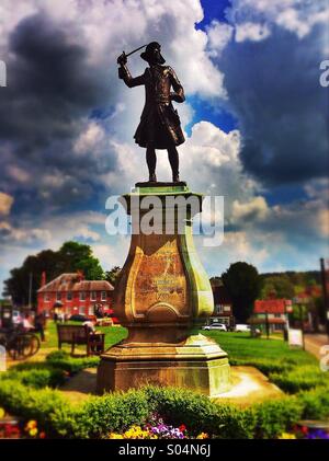 Westerham-statue Stockfoto