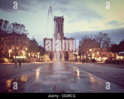 Ruhe Französisch Stadt Zentrum, Saint-Etienne, Loire, Rhône-Alpes, Frankreich Stockfoto