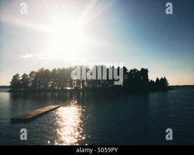 Tällberg, See Siljan, Schweden Stockfoto